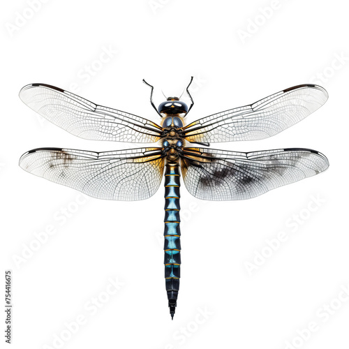 dragonfly isolated on white