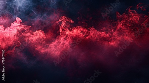 Abstract background with red and black smoke clouds a mysterious © Oranuch