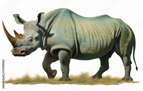 Rhino isolated on white background © ART IMAGE DOWNLOADS
