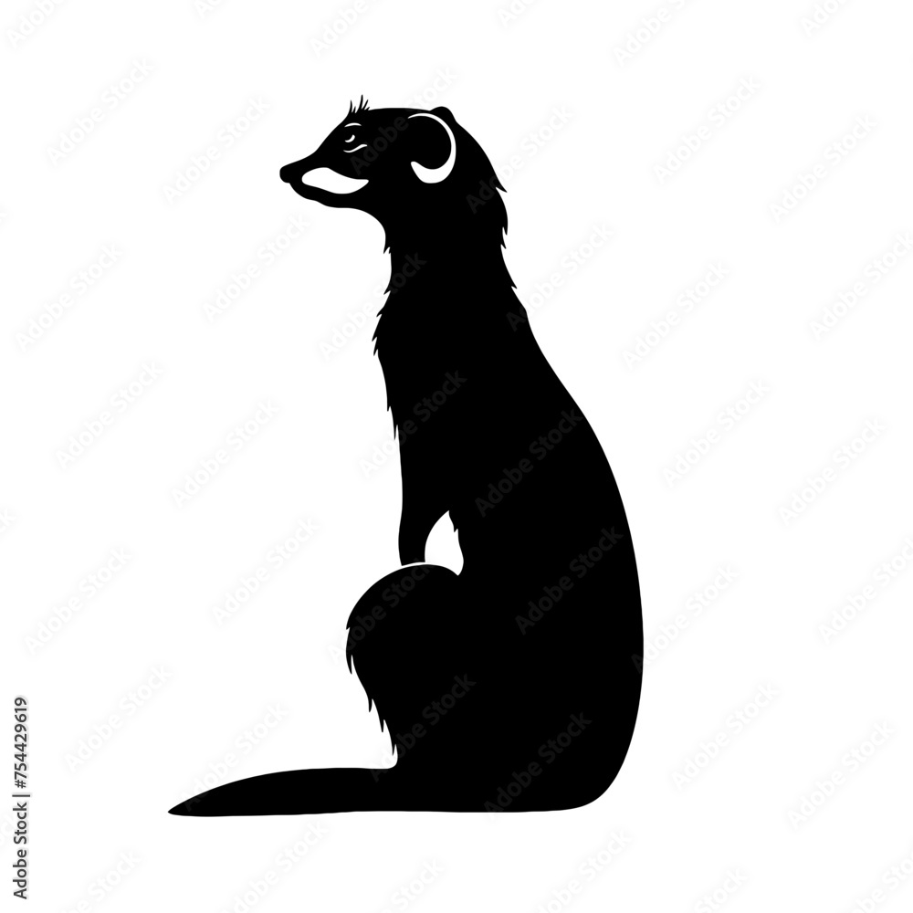 meerkat silhouette illustration meerkat silhouette illustration