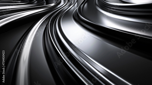 Black and Silver retro groovy background presentation design