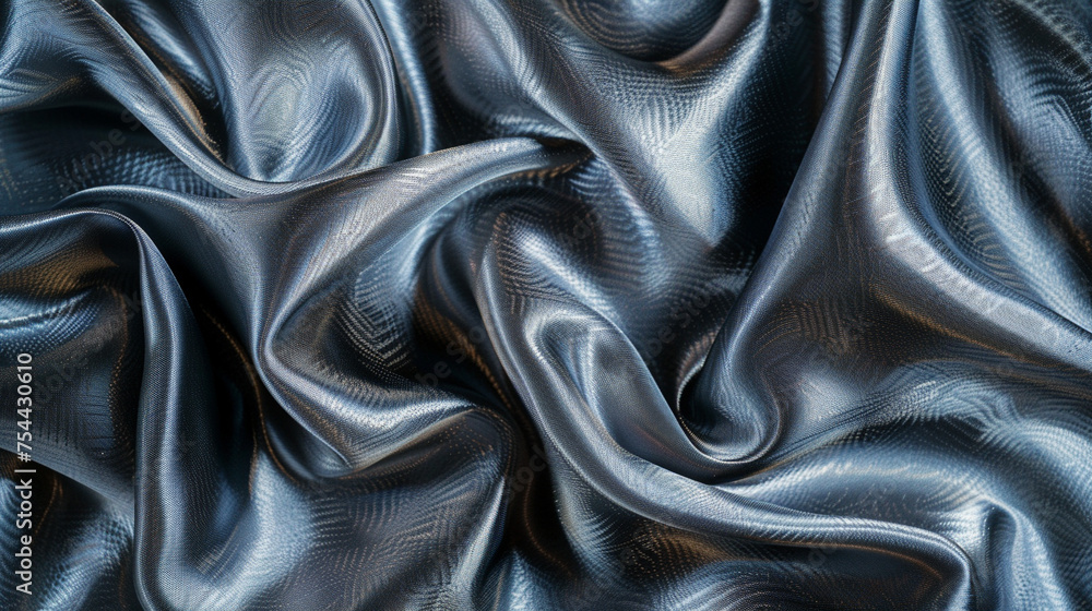 Black and Silver silk background Black and Silver silk background