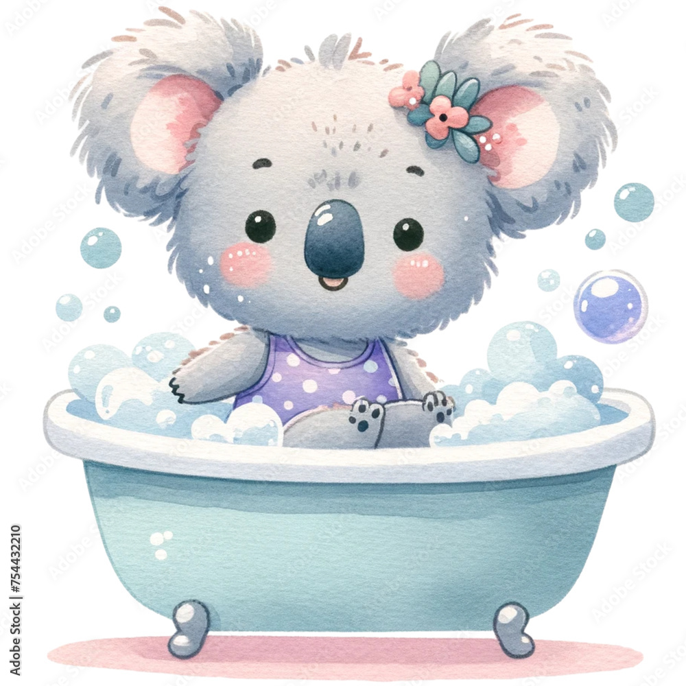 cute watercolor animals in bathtub,animals in bathroom,shower animals cute watercolor animals in bathtub,animals in bathroom,shower animals