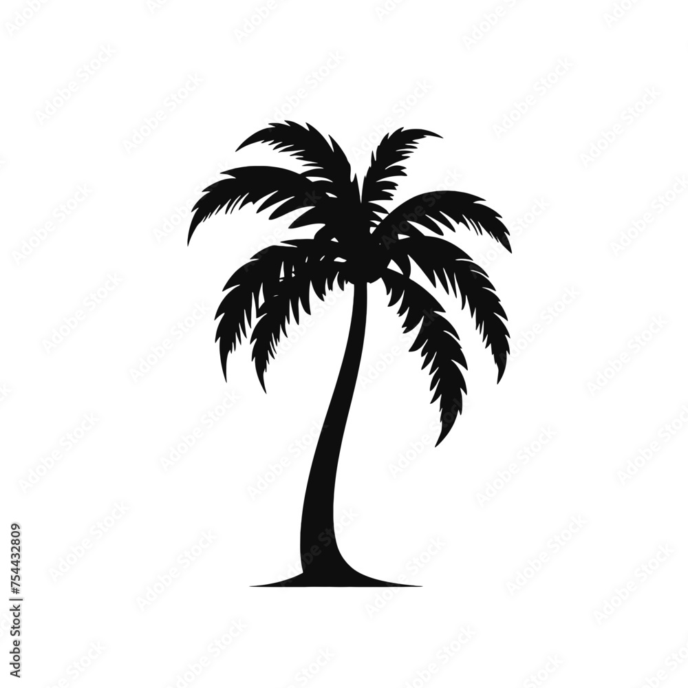 palm trees Silhouette palm trees Silhouette