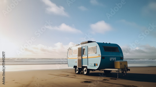 tow rv by usa to the ocean photo