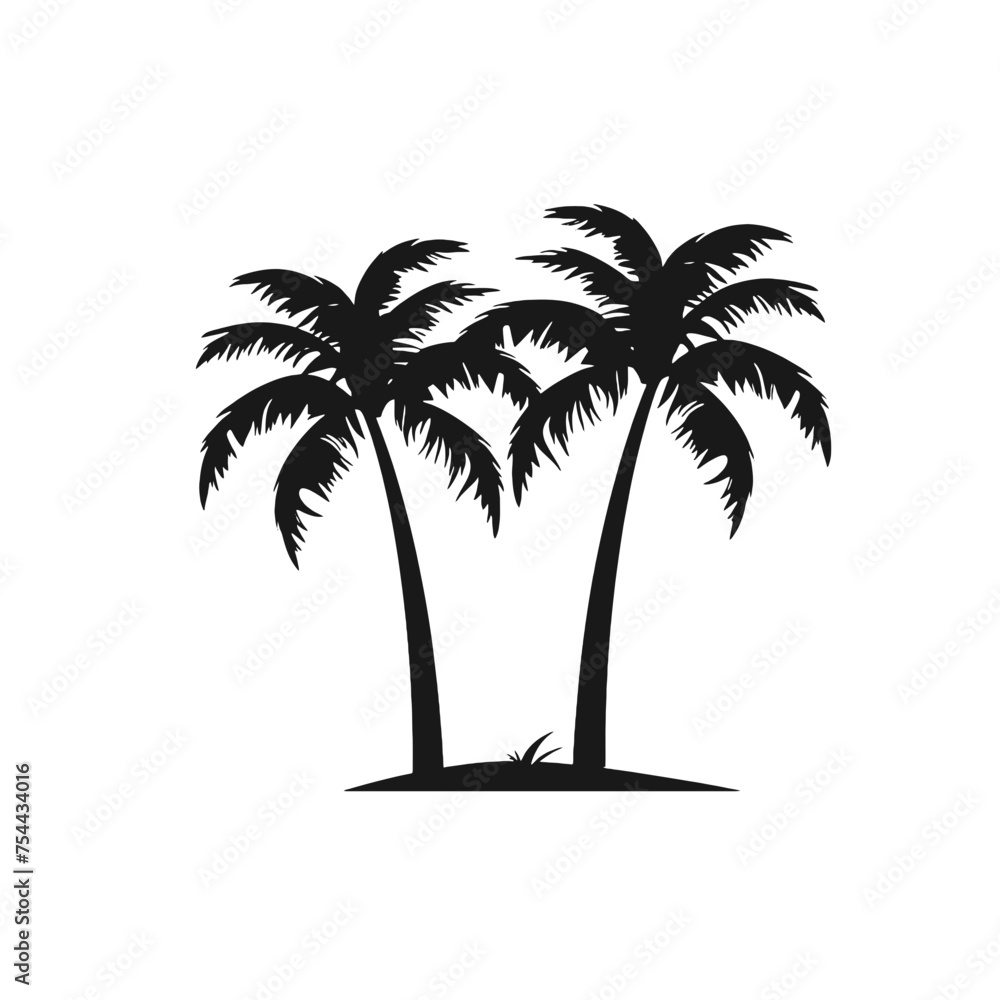 palm trees silhouettes palm trees silhouettes