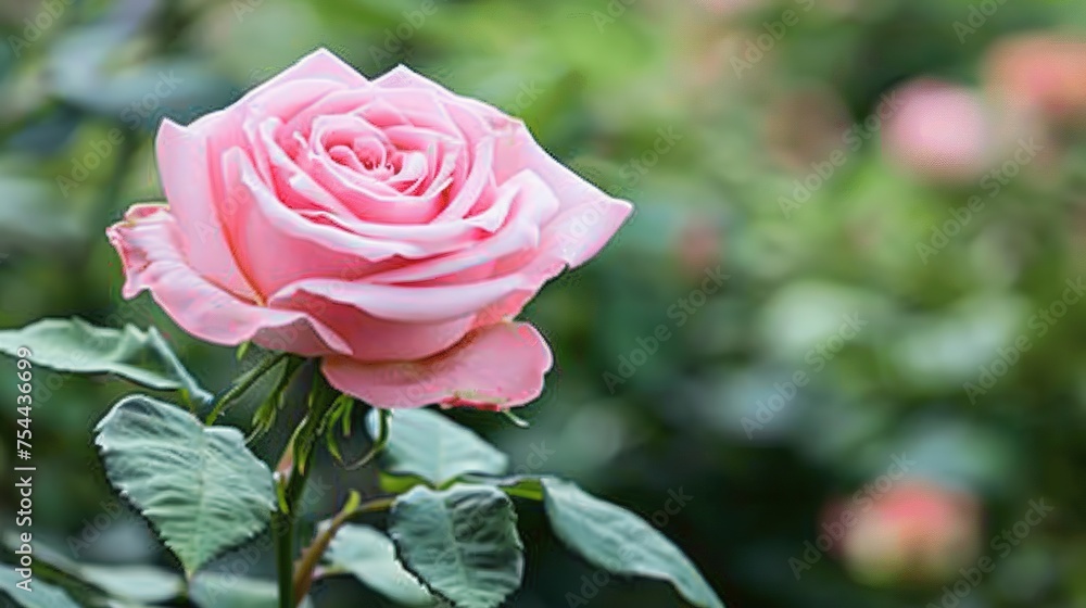 Beautiful pink rose ,generative ai Beautiful pink rose ,generative ai