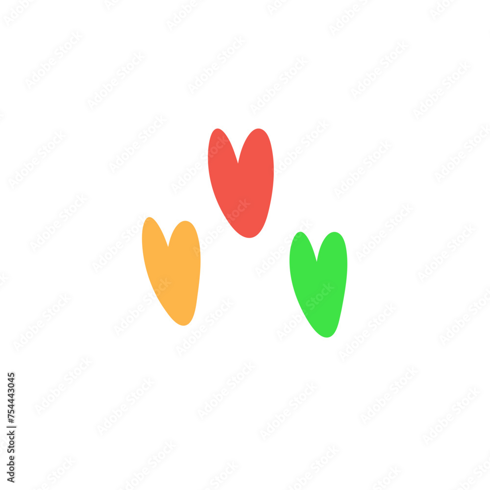 Colorful Love Doodle Colorful Love Doodle