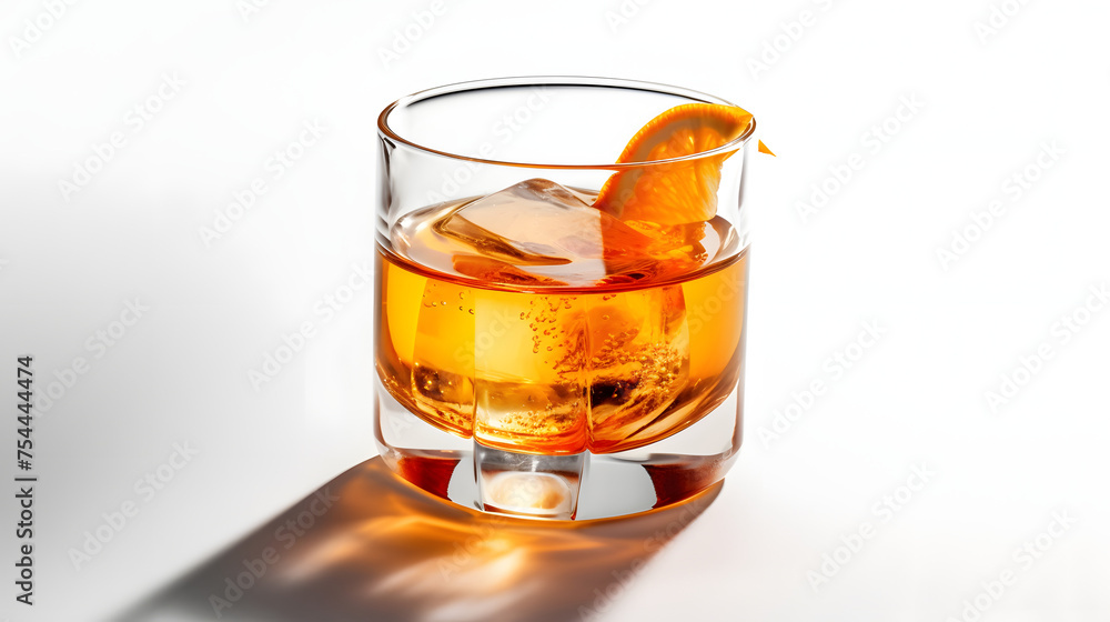 alcoholic drink on a white background alcoholic drink on a white background
