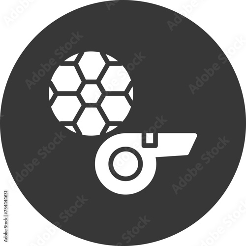 Whistle Glyph Inverted