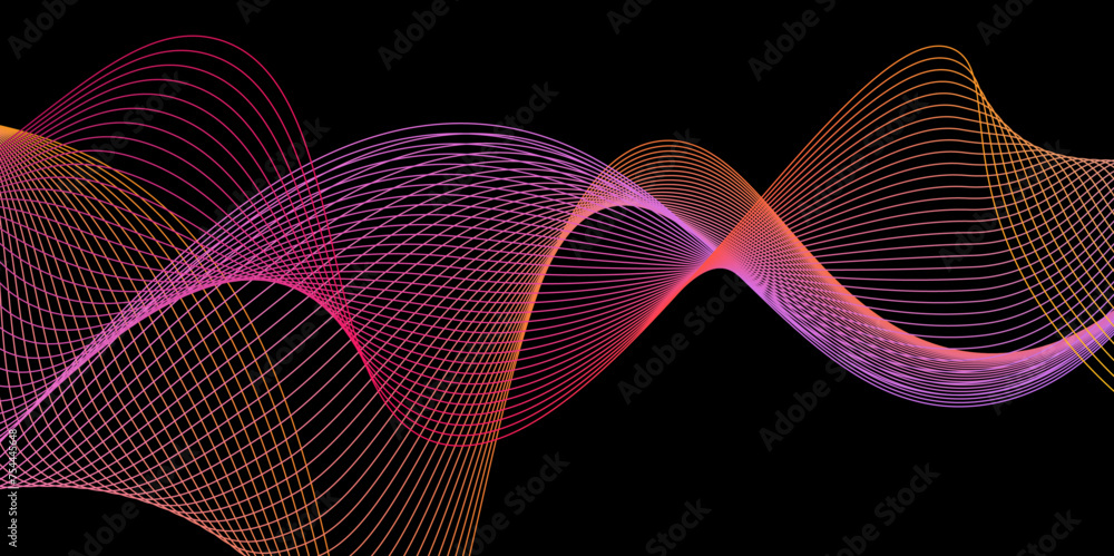 abstract Neon pink And orenge Wave Lines Pattern On Black Background,Digital neon lines on black background. Modern texture,electronics background for banner, web design, business, abstract Neon pink And orenge Wave Lines Pattern On Black Background,Digital neon lines on black background. Modern texture,electronics background for banner, web design, business,