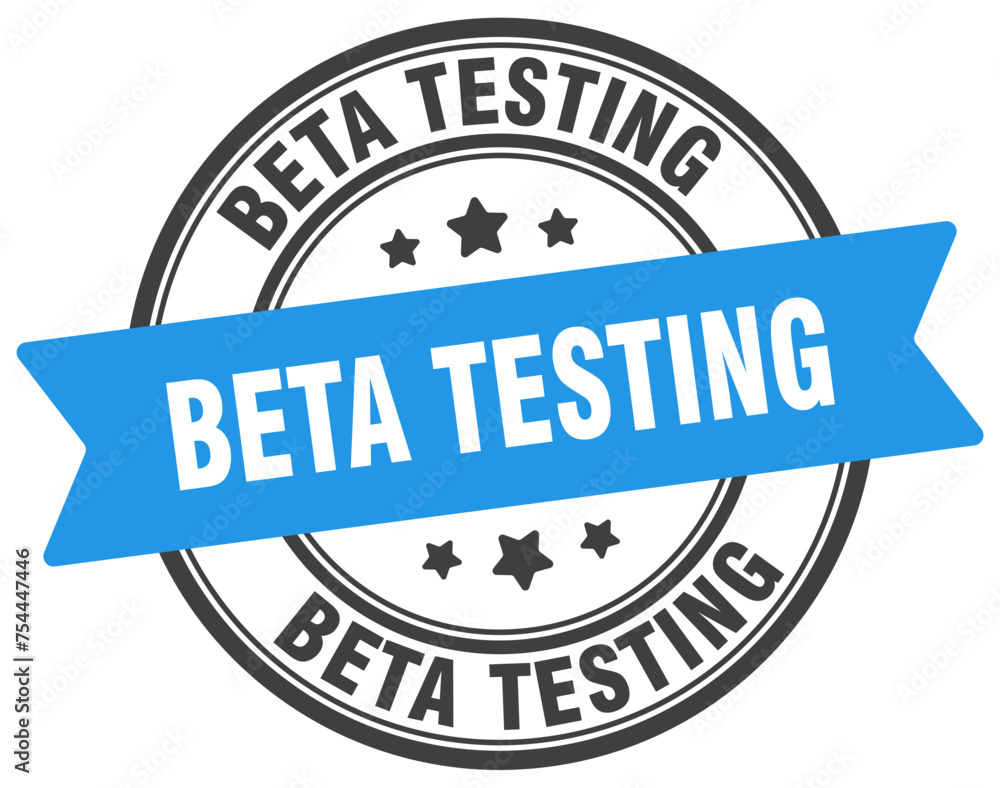 beta testing stamp. beta testing label on transparent background. round sign beta testing stamp. beta testing label on transparent background. round sign