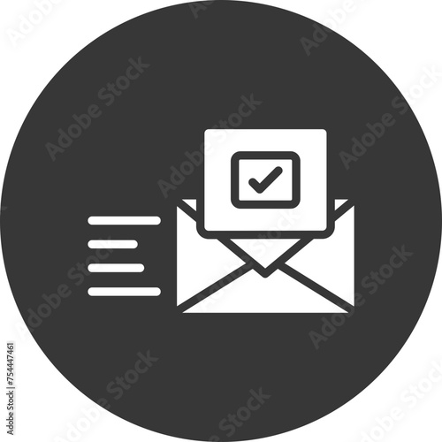 Email Glyph Inverted