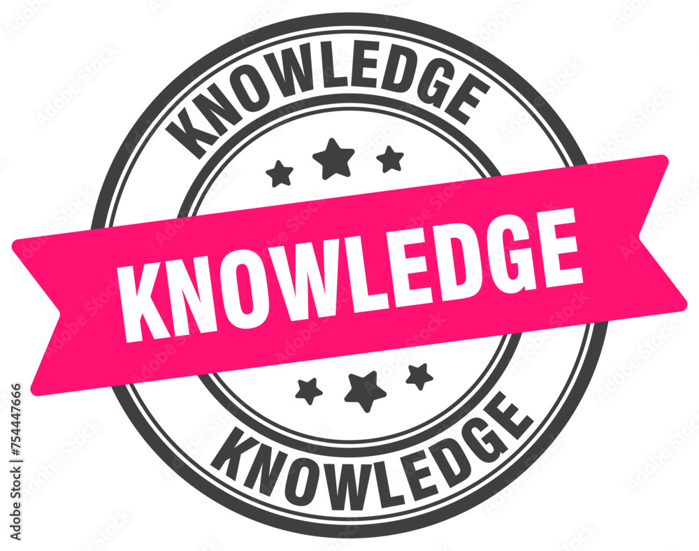 knowledge stamp. knowledge label on transparent background. round sign knowledge stamp. knowledge label on transparent background. round sign