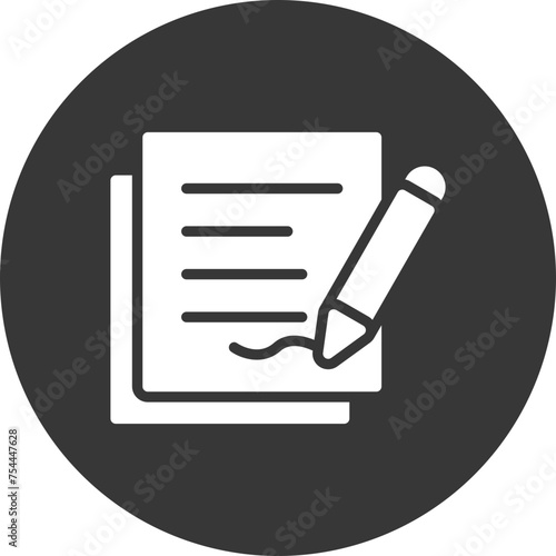 Agreement Glyph Inverted