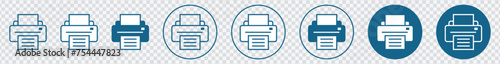 
"Enhance printing visuals with our Print Icon Set. Printer icon vectors for professional designs. Ideal for various printing-related applications."