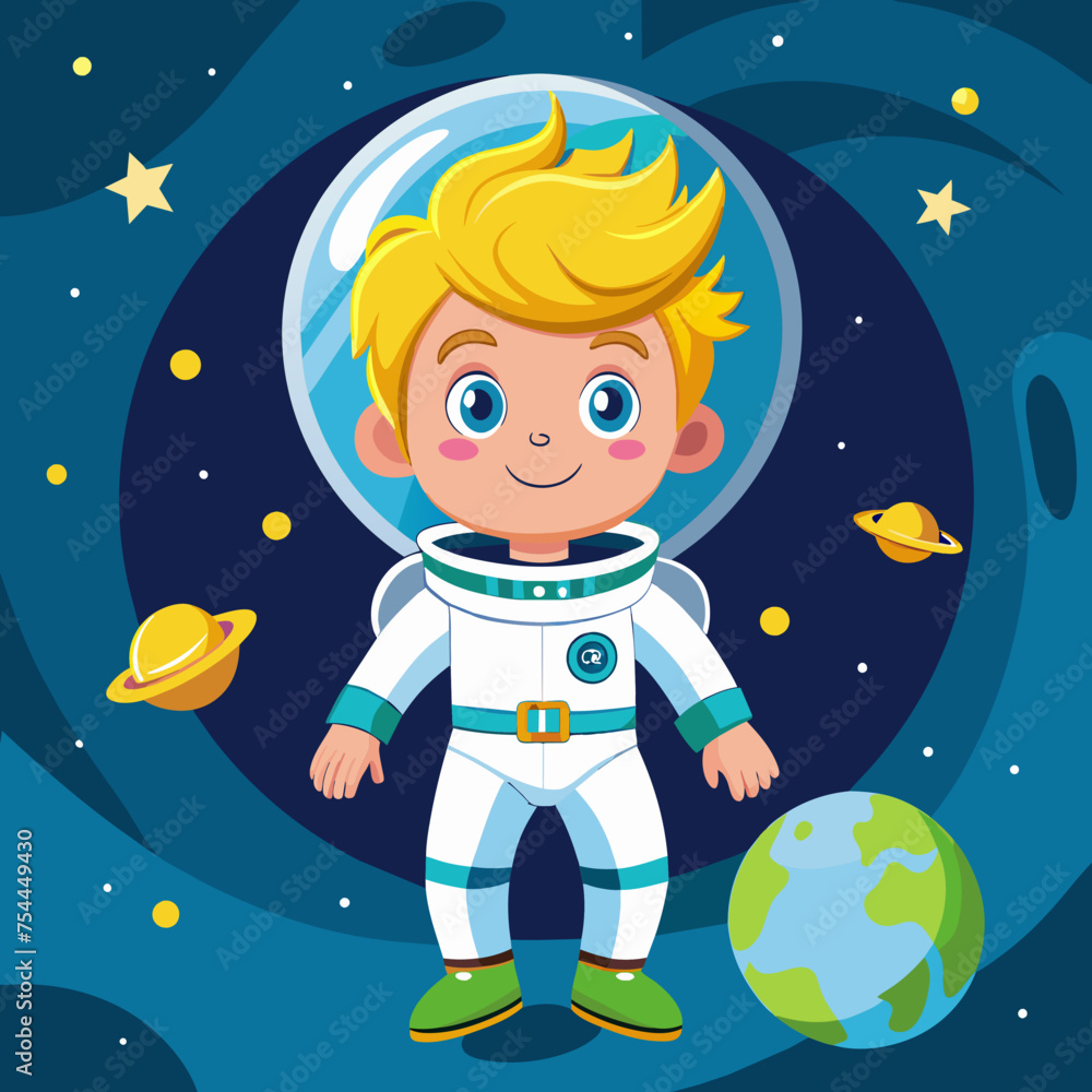 child in the space child in the space