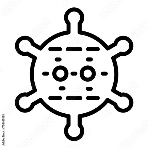 Vector Design Virus Icon Style