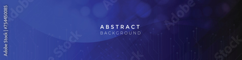 Gradient Simple abstract linkedin social media cover design 28