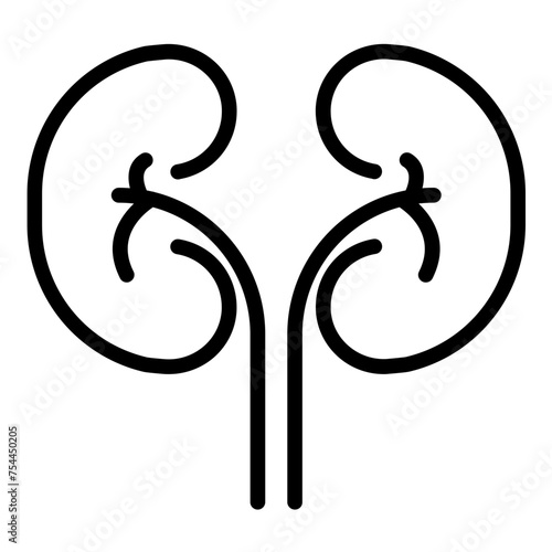 Vector Design Kidney Health Icon Style