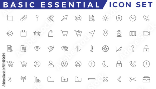 Basic Essential UI icon