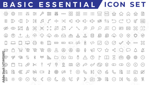 Basic Essential UI icon