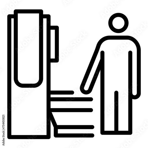 Vector Design Radiology Technician Icon Style