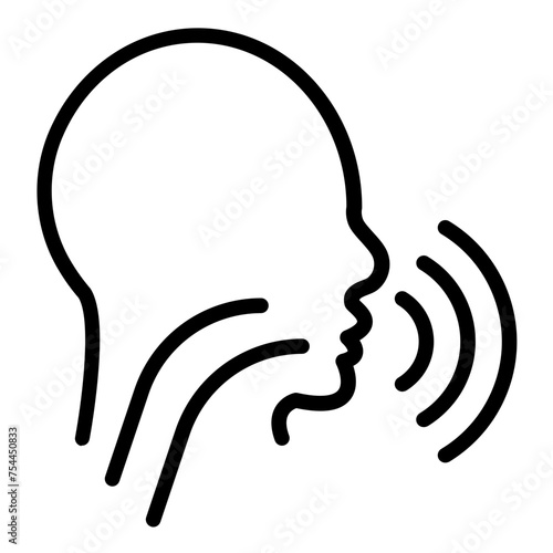 Vector Design Speech Therapy Icon Style