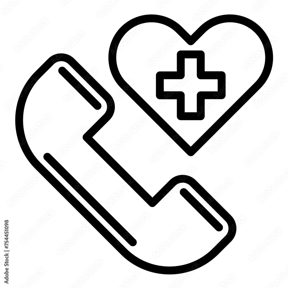 Obraz premium Vector Design Urgent Care Icon Style