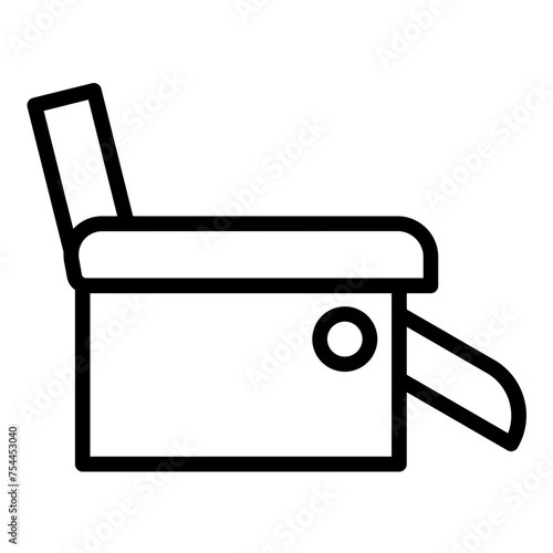 Vector Design Recliner Icon Style