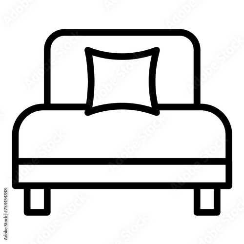 Vector Design Daybed Bedding Icon Style