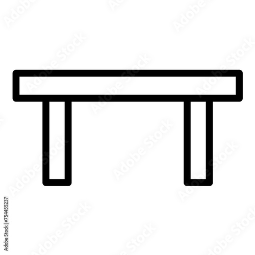 Vector Design Entryway Table Icon Style