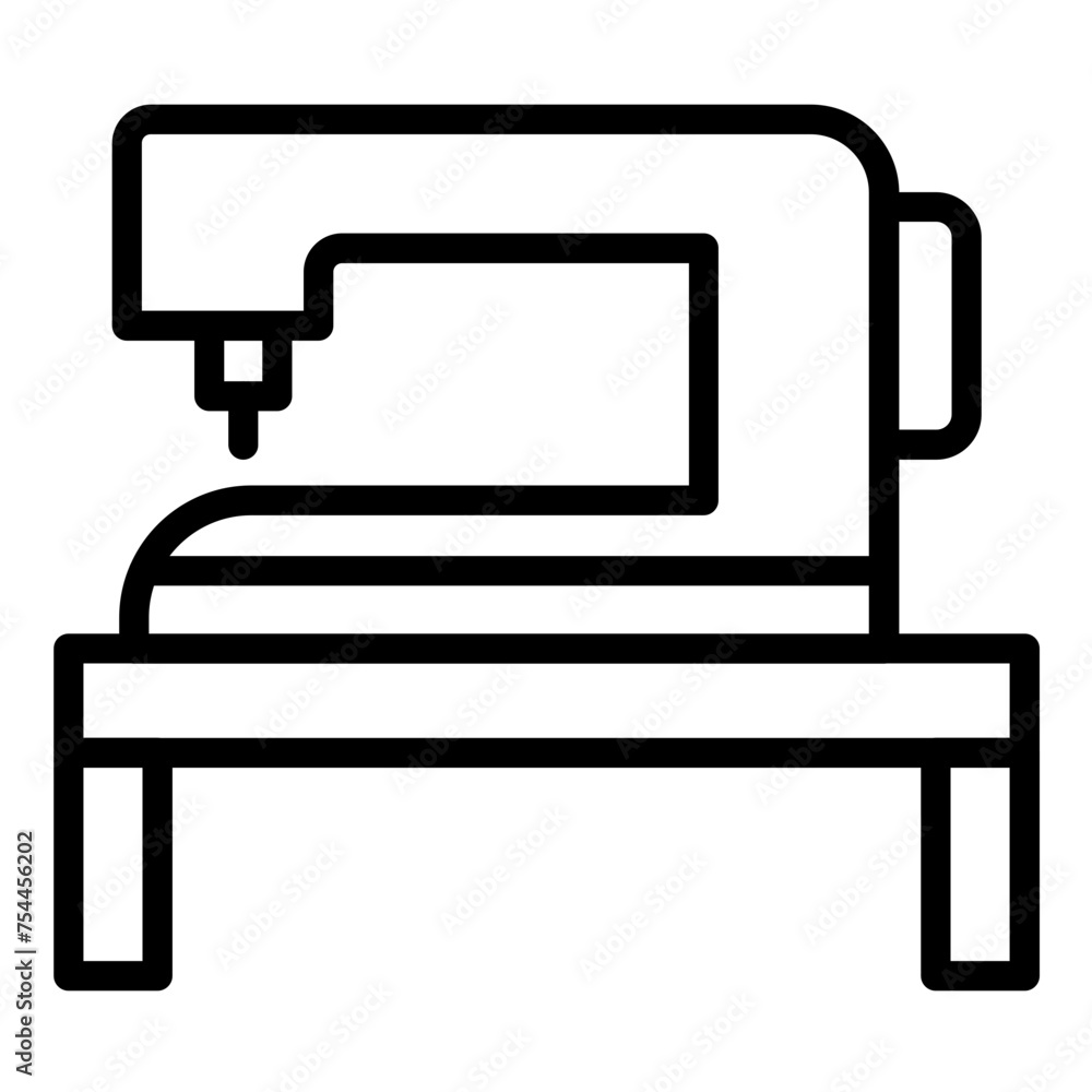 Vector Design Sewing Table Icon Style Vector Design Sewing Table Icon Style