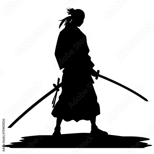 samurai silhouette © vectorcyan