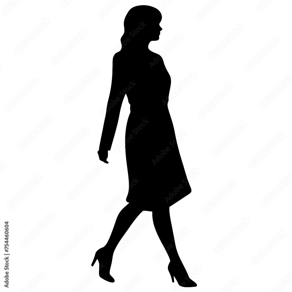 Fototapeta premium woman Silhouette