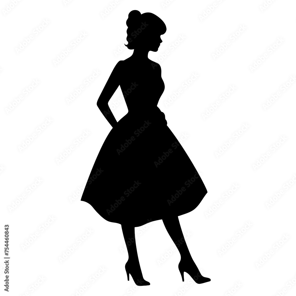 Fototapeta premium woman Silhouette