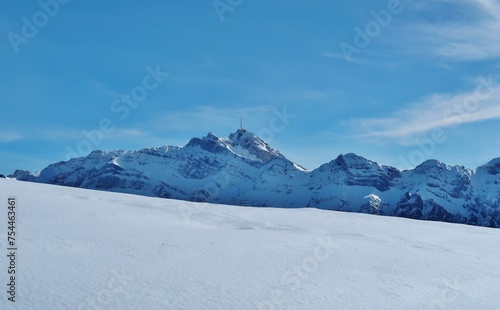 Alpsteinkette im Schnee