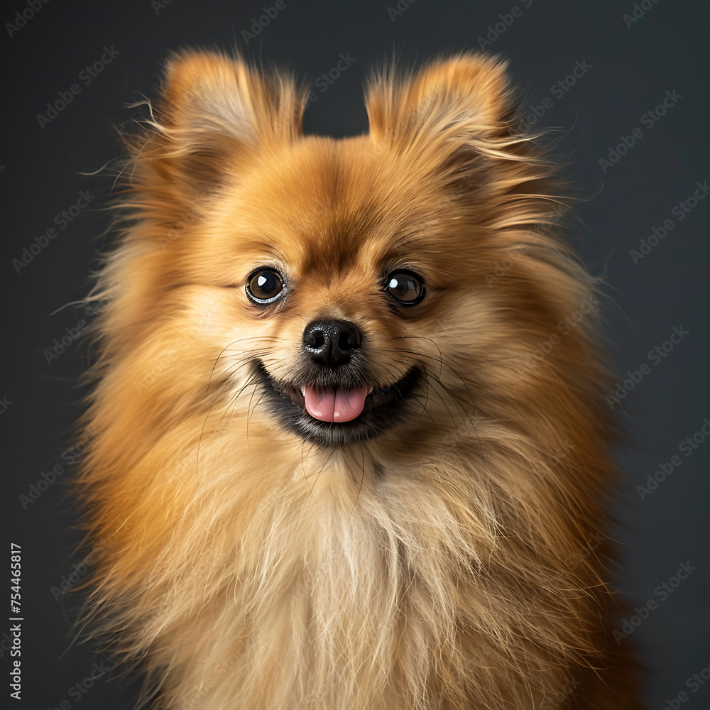 Professional Headshot Portrait of a Pomeranian