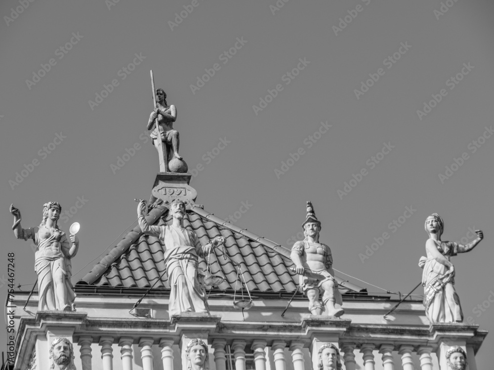 Obraz premium Die Altstadt von Danzig in Polen