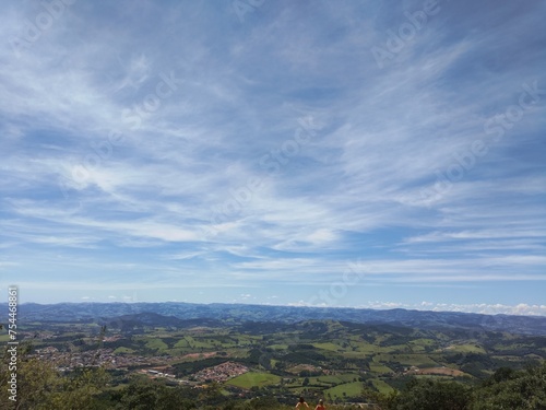 view of the valley from the top of the hill