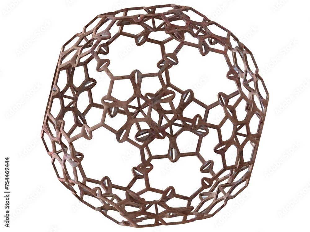 Wireframe Shape Sierpinski Buckyball 3D print model Wireframe Shape Sierpinski Buckyball 3D print model
