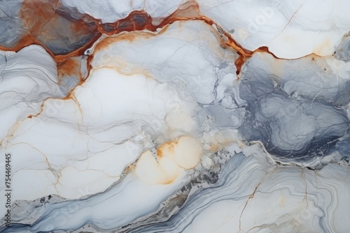 White grey blue marble background natural marble texture. Glossy granite slab