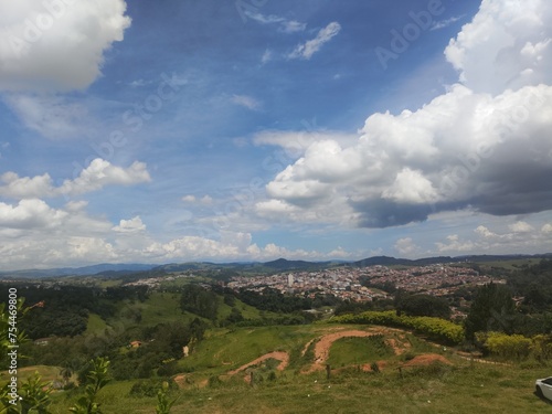 nature landscape view with sky