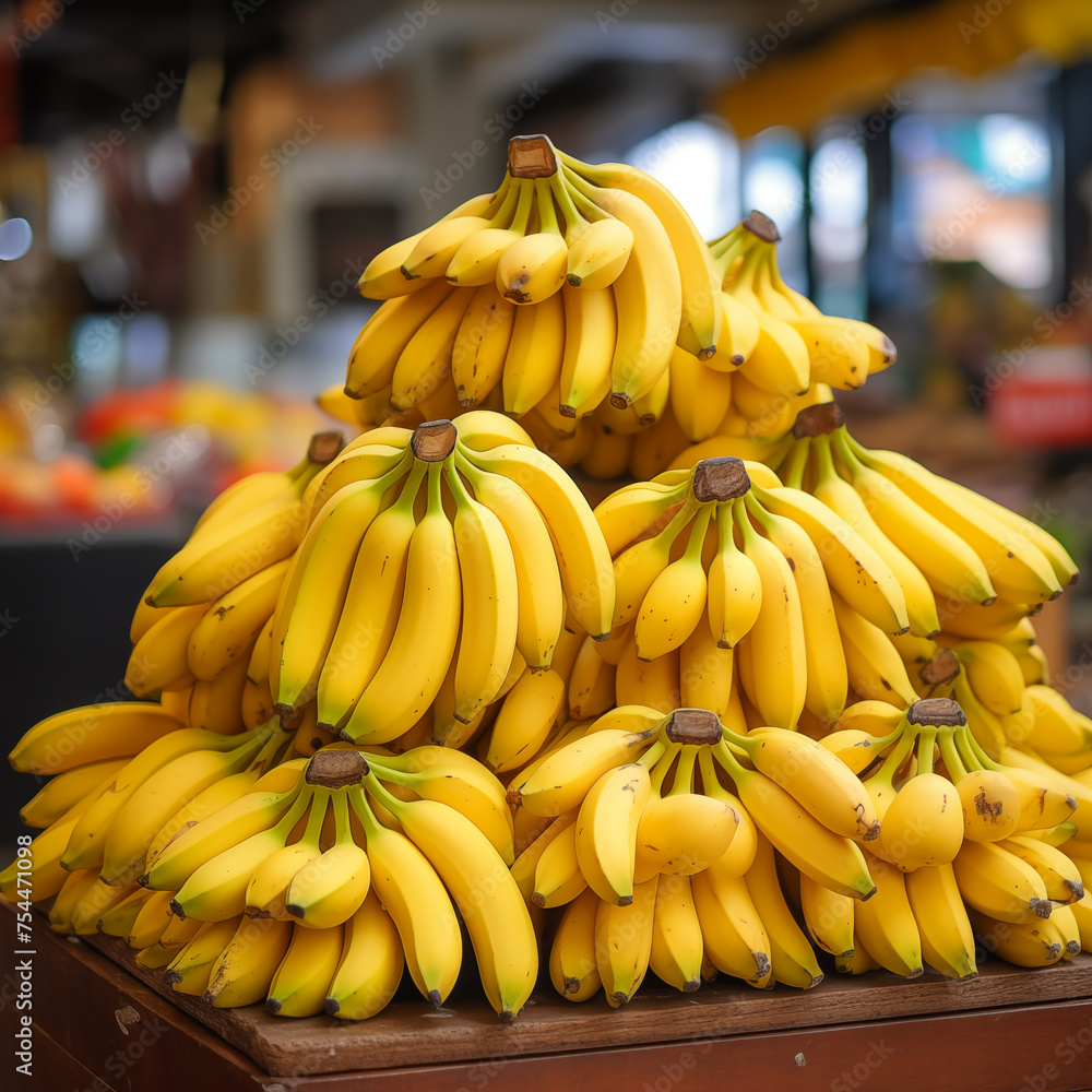 Bananas at the market