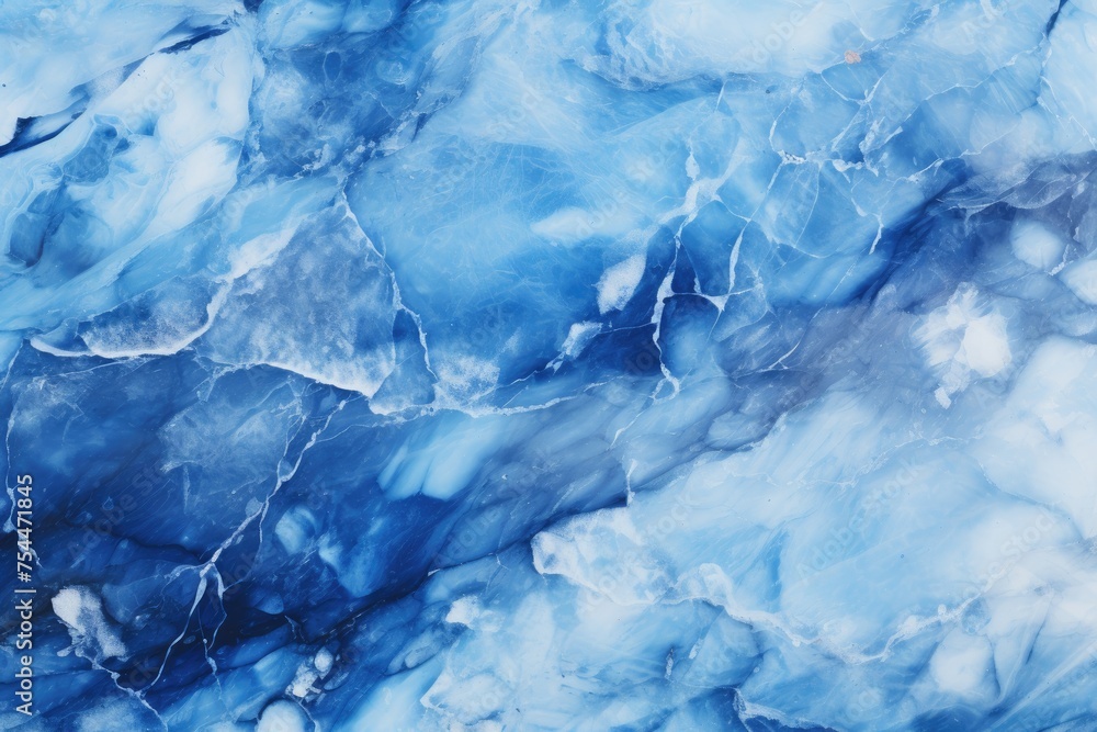 Obraz premium Blue marble background natural marble texture. Glossy granite slab sky sea color