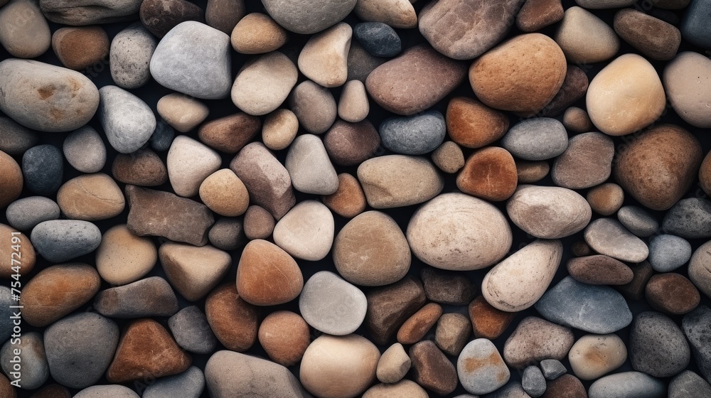A detailed view of a cluster of rocks, perfect for geological concepts A detailed view of a cluster of rocks, perfect for geological concepts
