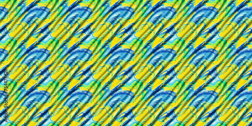 Abstract Blue and Yellow Background
