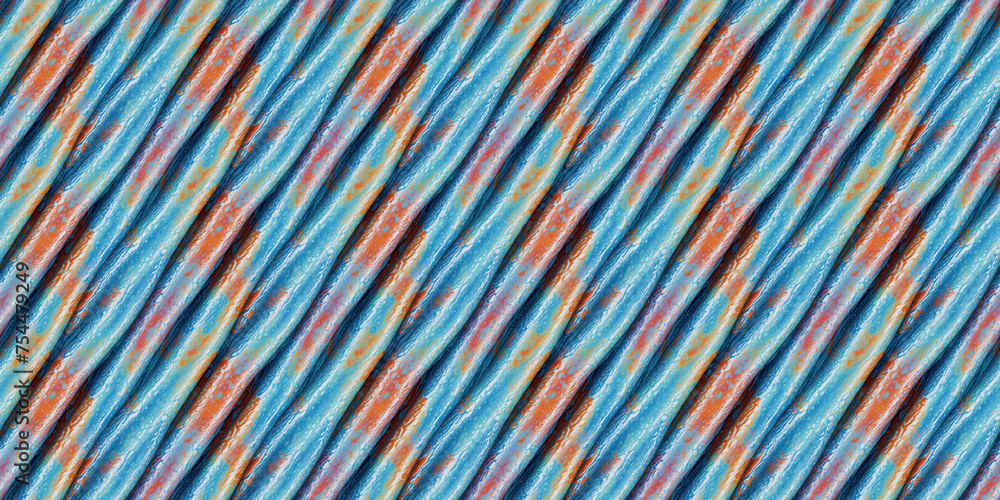 Blue and Red Diagonal Striped Background
