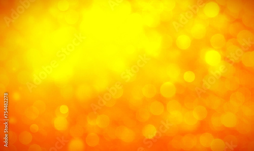 Yellow bokeh background for banner, poster, ad, celebrations, and various design works