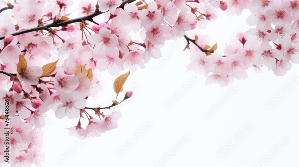A bird perched on a cherry tree branch, perfect for nature-themed projects A bird perched on a cherry tree branch, perfect for nature-themed projects